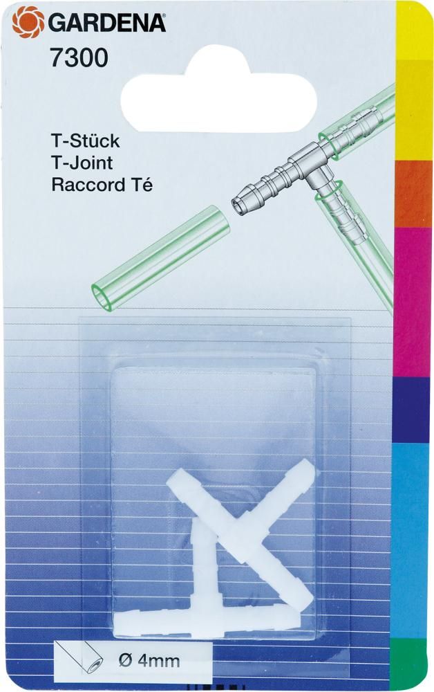 T-Stück für 4 mm-Schlauch2 Stück Gardena Gardena