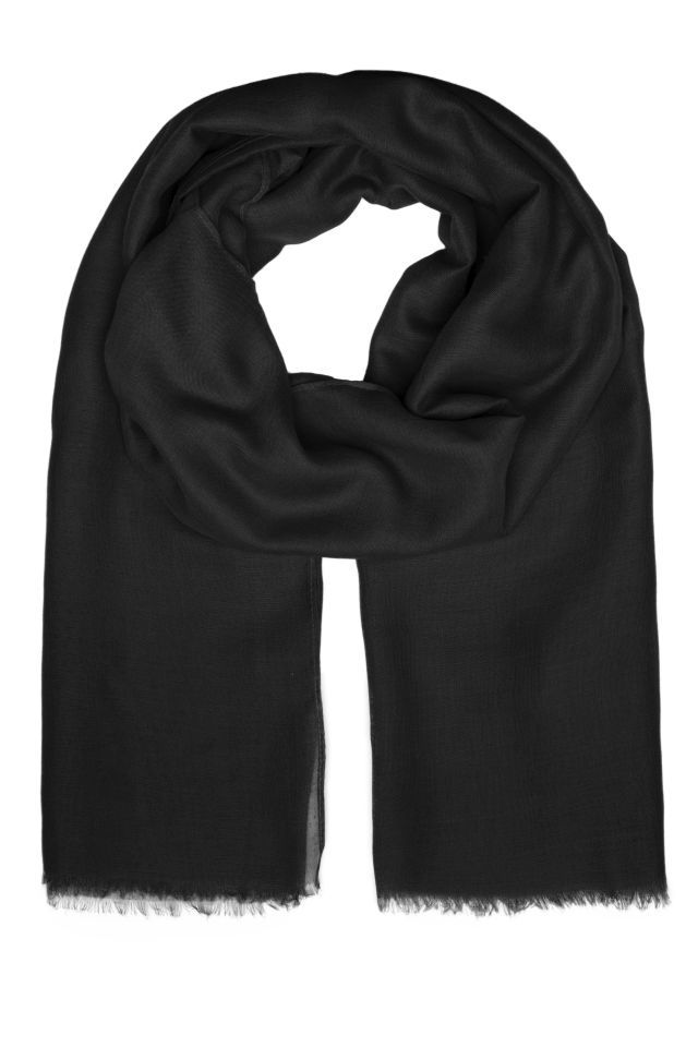 Summer Breeze Super-Size unisex Schal schwarz, Gr. one size