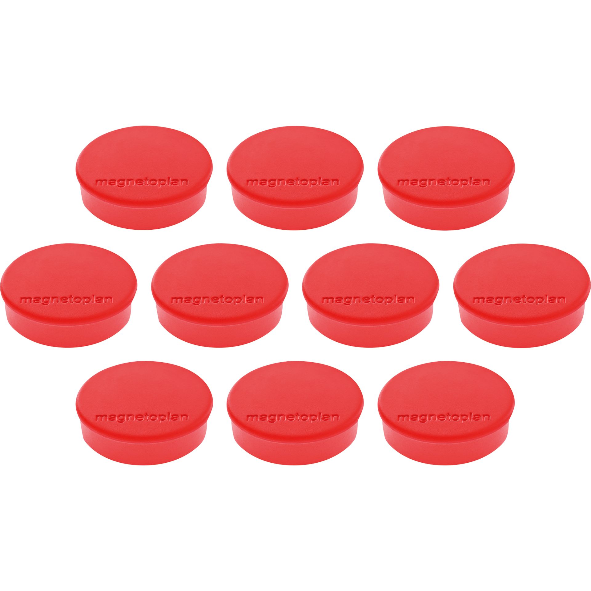 Magnet Discofix Hobby 25mm rot 10 St./Pack.