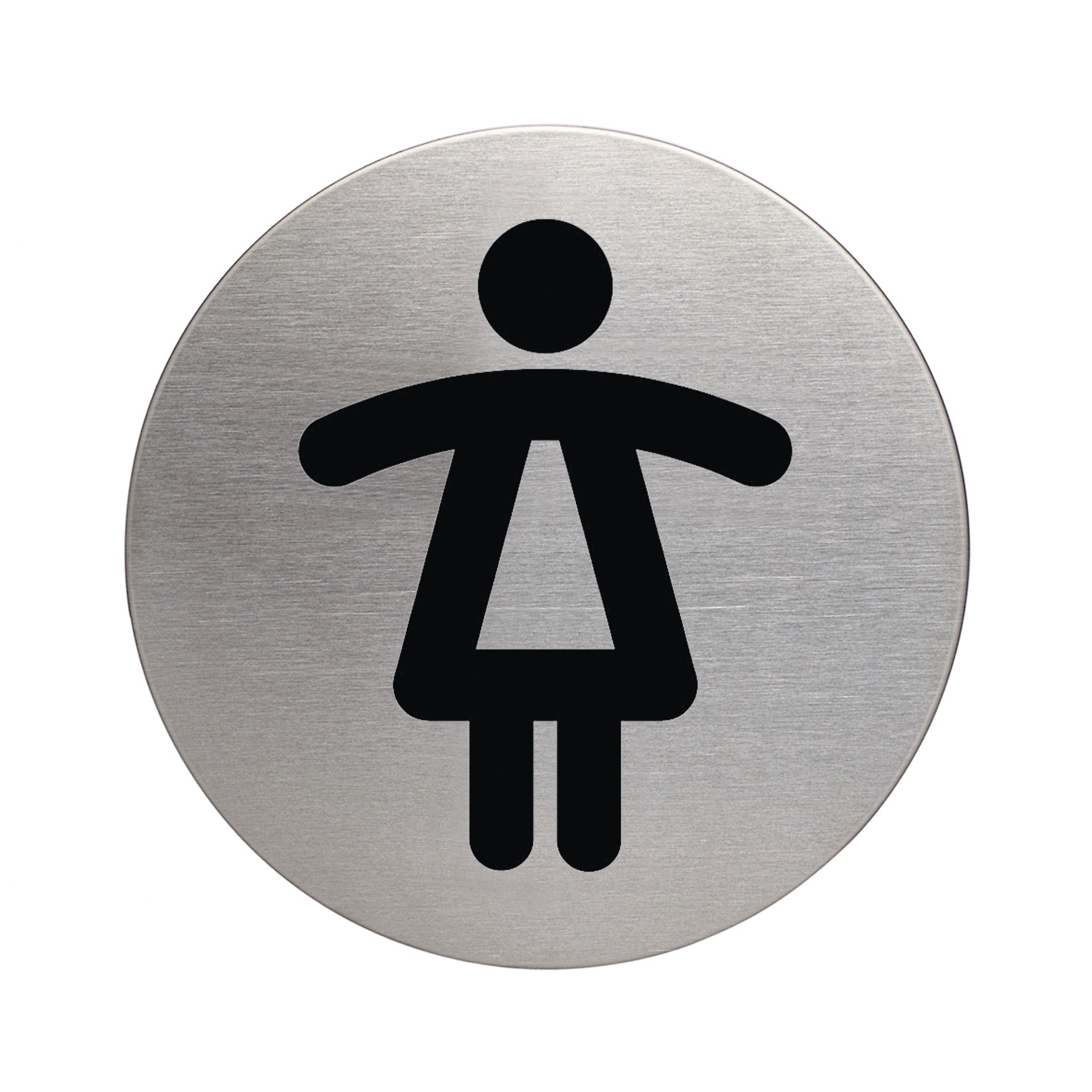 Piktogramm PICTO WC Damen 83mm Aluminium