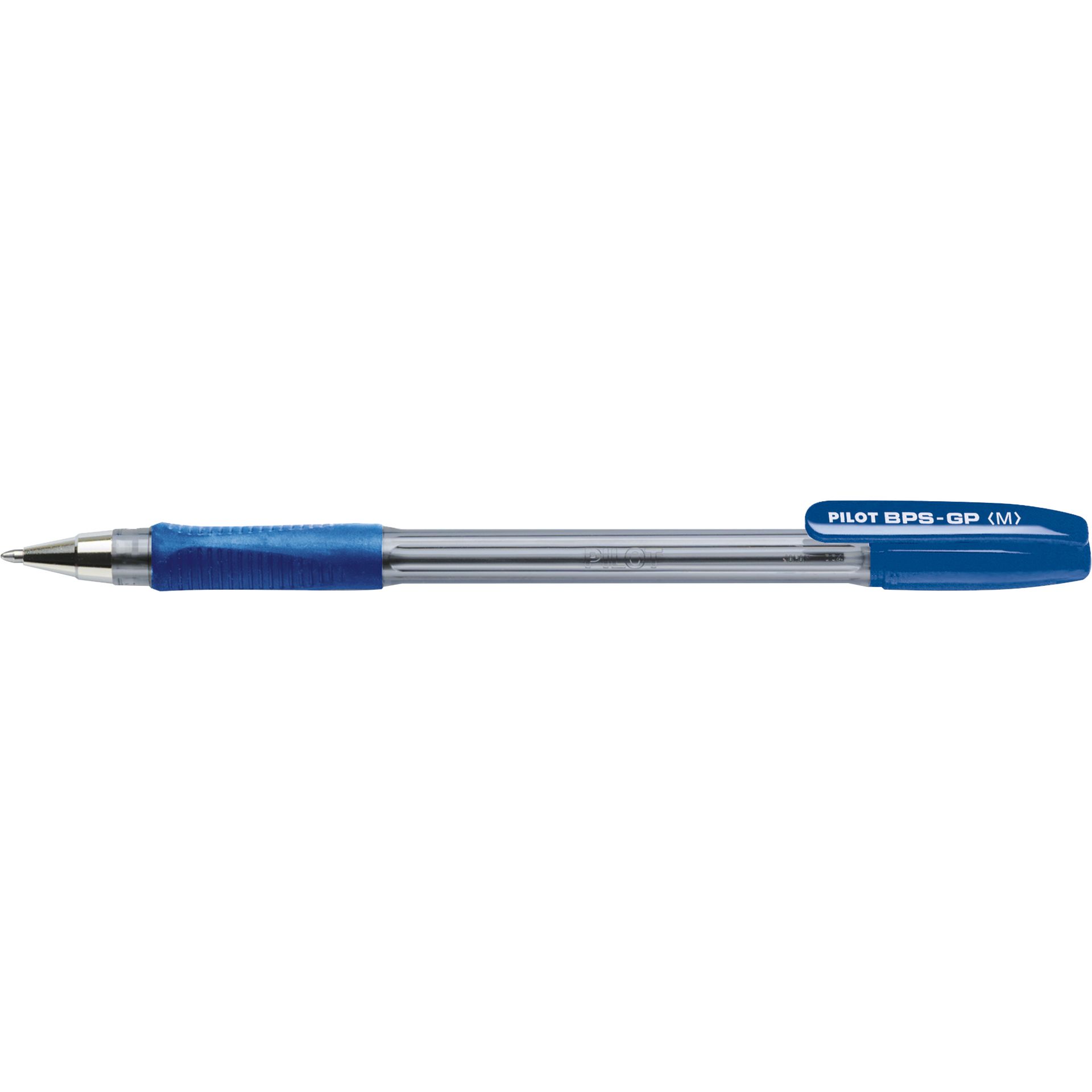 Kugelschreiber BPS-GP-M-L M gummierter Griff blau