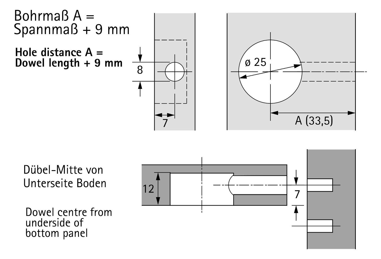 HETTICH Rastex Ø 25 x 16 mm