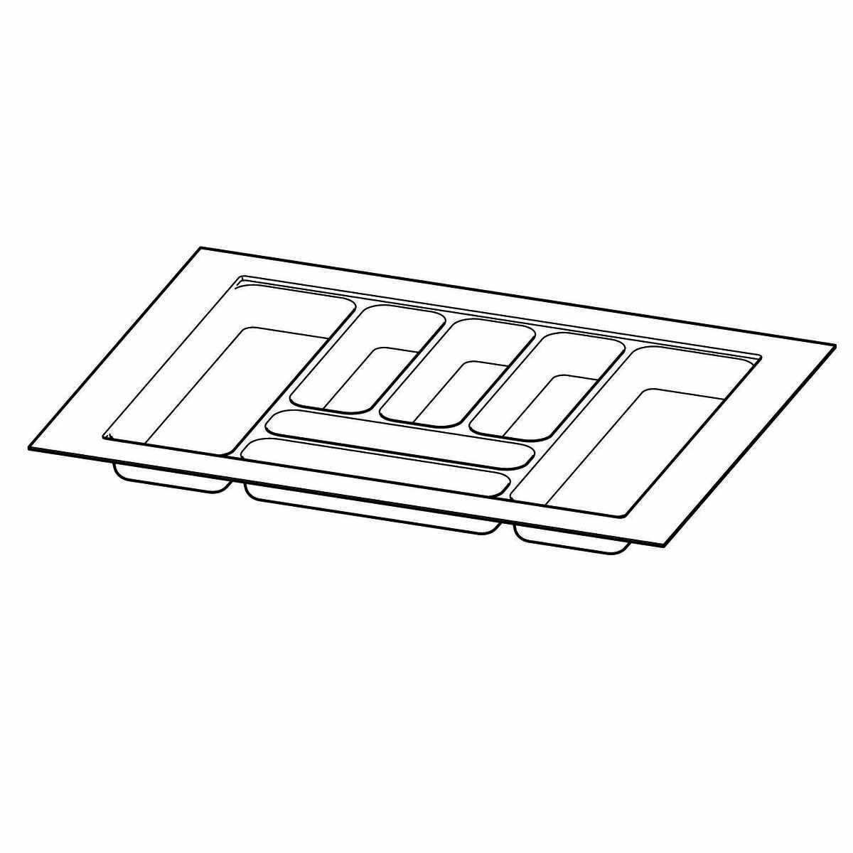 OrgaTray 440, 441 - 520 / 601 - 700, anthrazit
