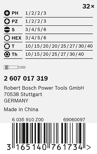 BOSCH Bitbox inkl. Bithalter