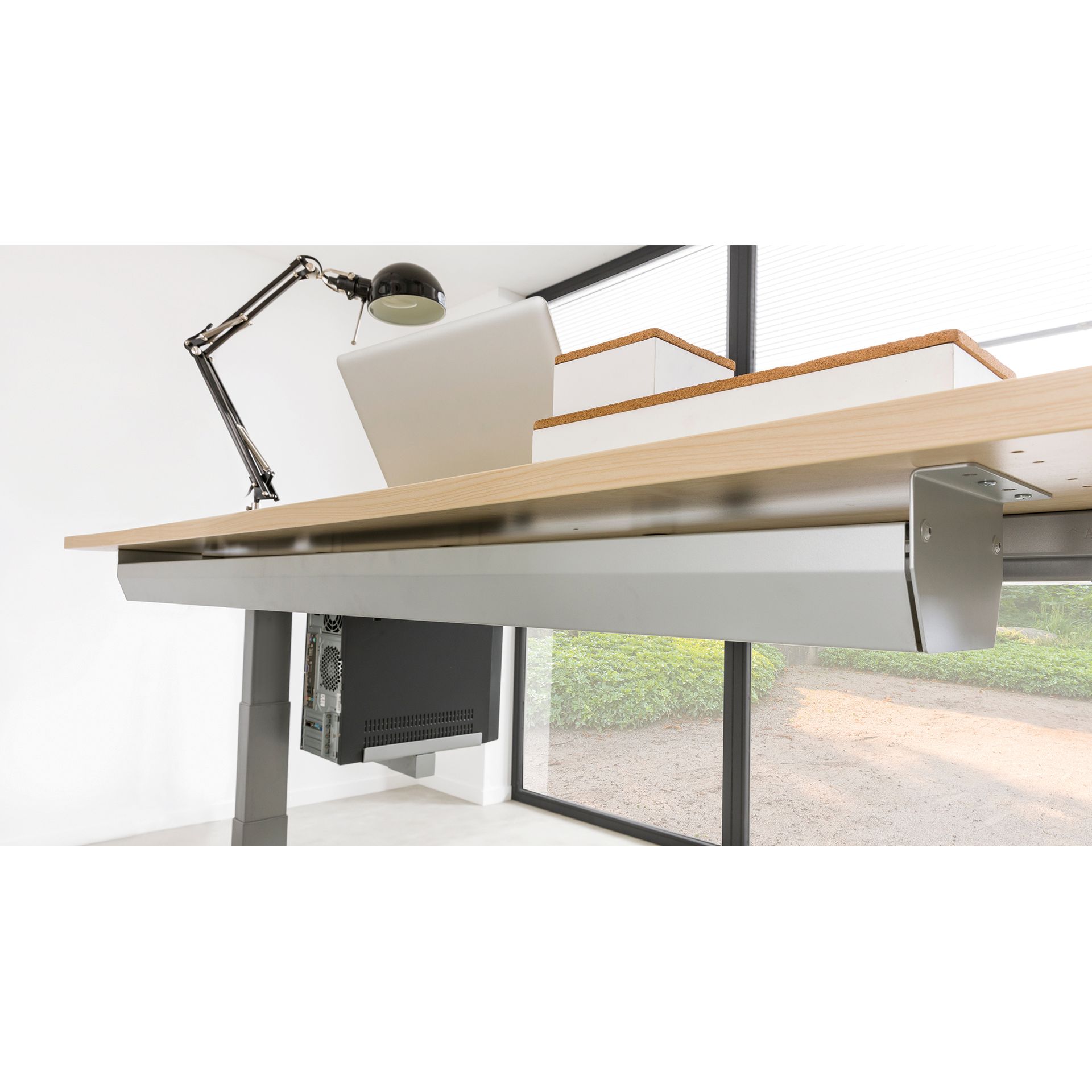 Kabelwanne klappbar silber