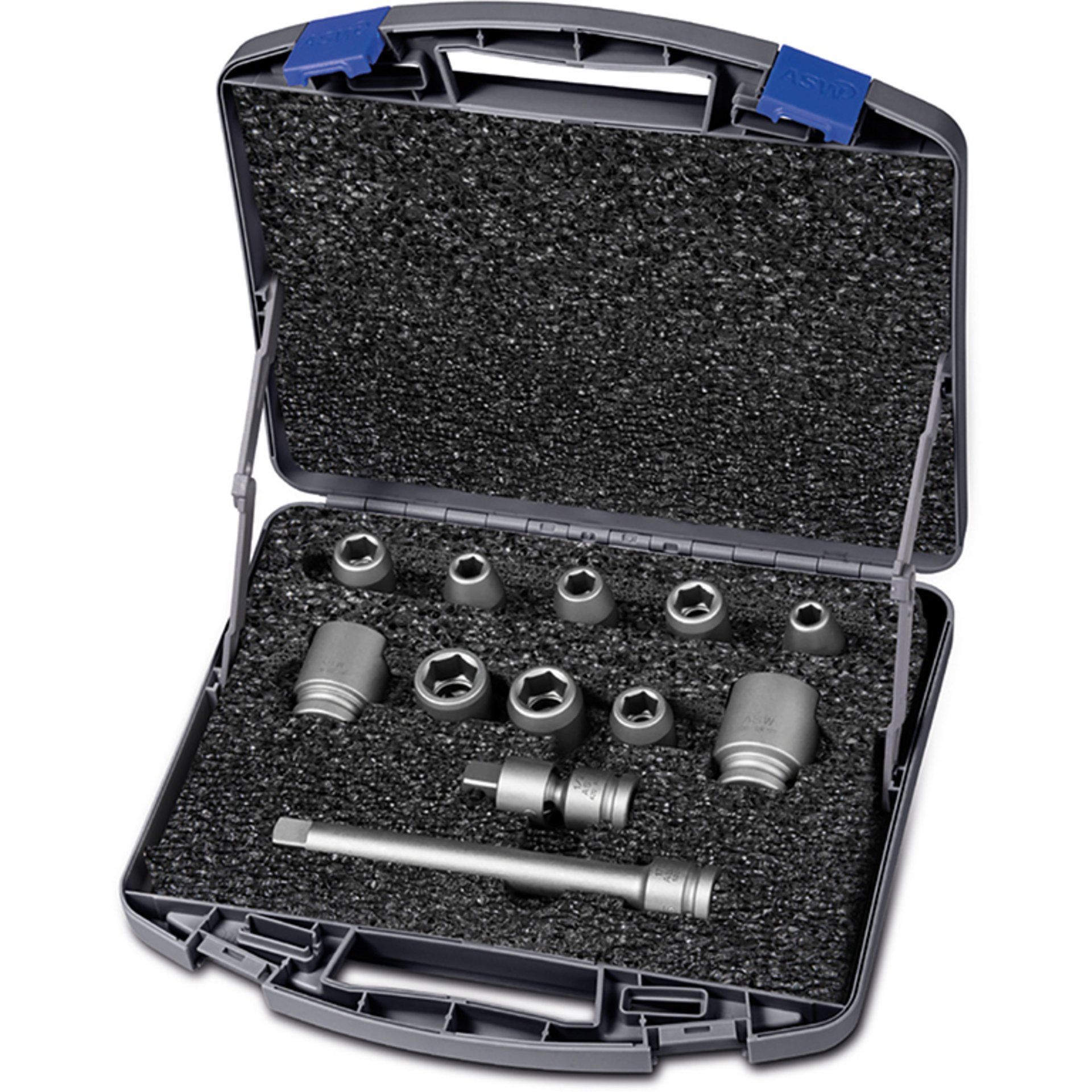 ASW Kraft- Steckschlüssel-Satz 1/2" 12-teilig