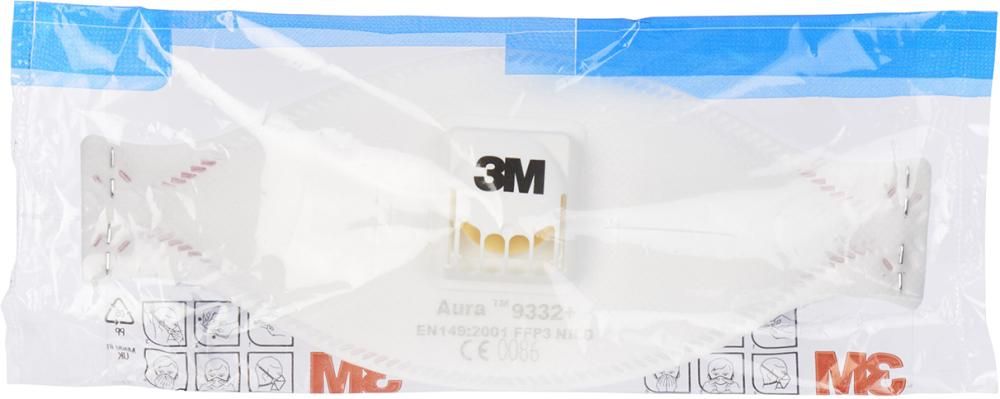 Feinstaubmaske Aura 9332+, Generation 3, FFP3