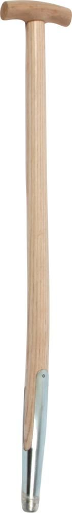 Spatengabelstiel Esche 850/36 mm m.Schienenzwinge/Kappe