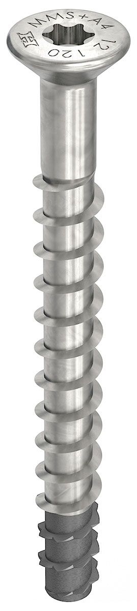 MULTI-MONTI-plus F A4 7,5 x 40, Senkkopf, T-Drive, blank, Spitze phosphatiert, 50 Stück, VARIANTA-Handwerkerverpackung