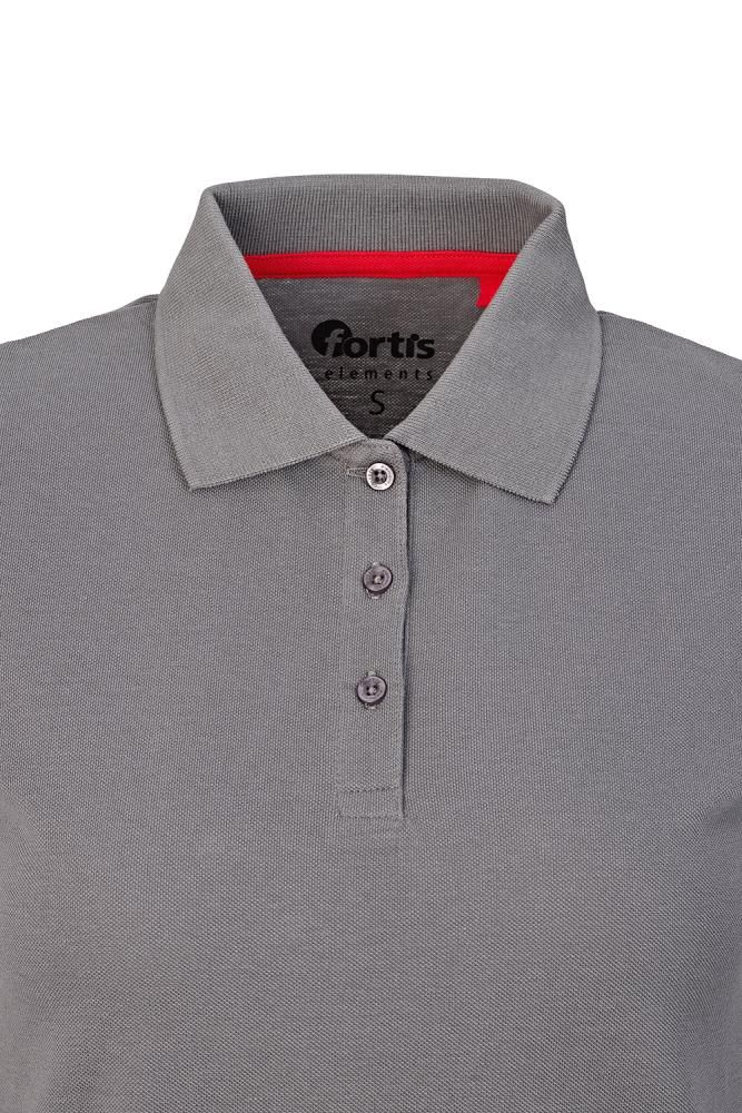 Soft-Poloshirt Damen grau Gr. 3XL FORTIS Elements