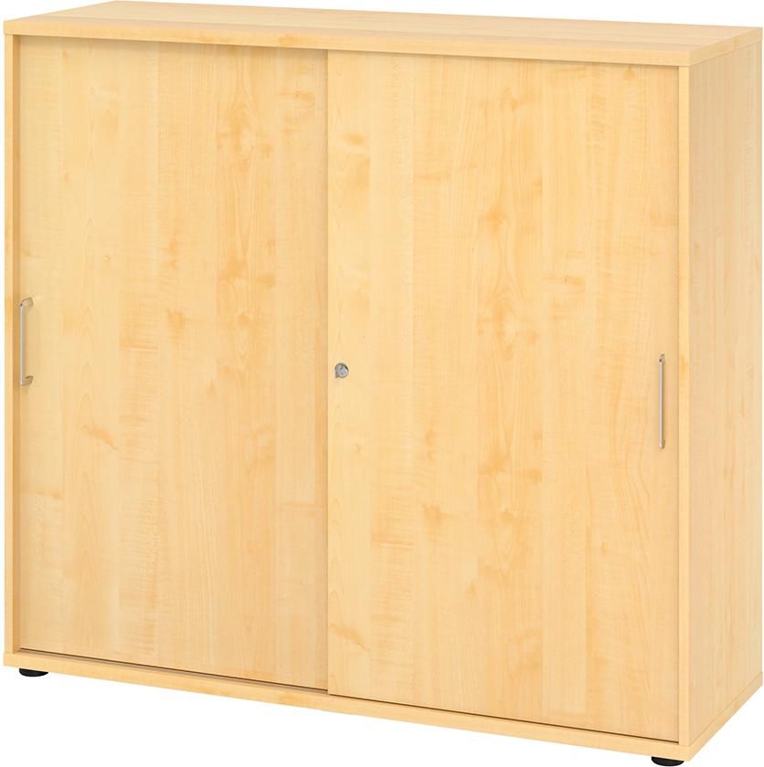 Schiebetürenschrank 3 Ordnerhöhen 1200x420x1100 mm Ahorn