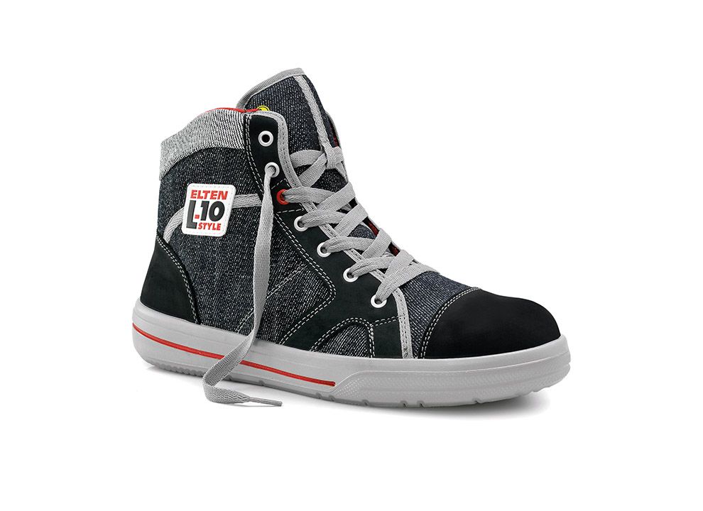 ELTEN SENSATION Sicherheitsstiefel Mid S2 ESD, Schwarz, Gr. 47