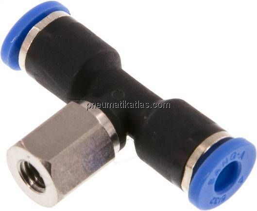 T-Steckanschluss, Innengew. M 5-4mm, IQS-Standard