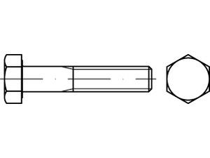 ART 83931 Hex cap screws Grade 5 3/8 - 16 UNC x 2 1/4 (57 mm) S
