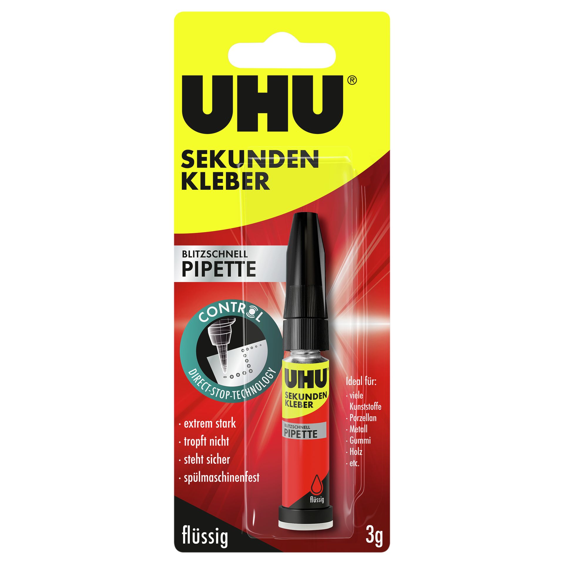 Sekundenkleber blitzschnell PIPETTE 3g