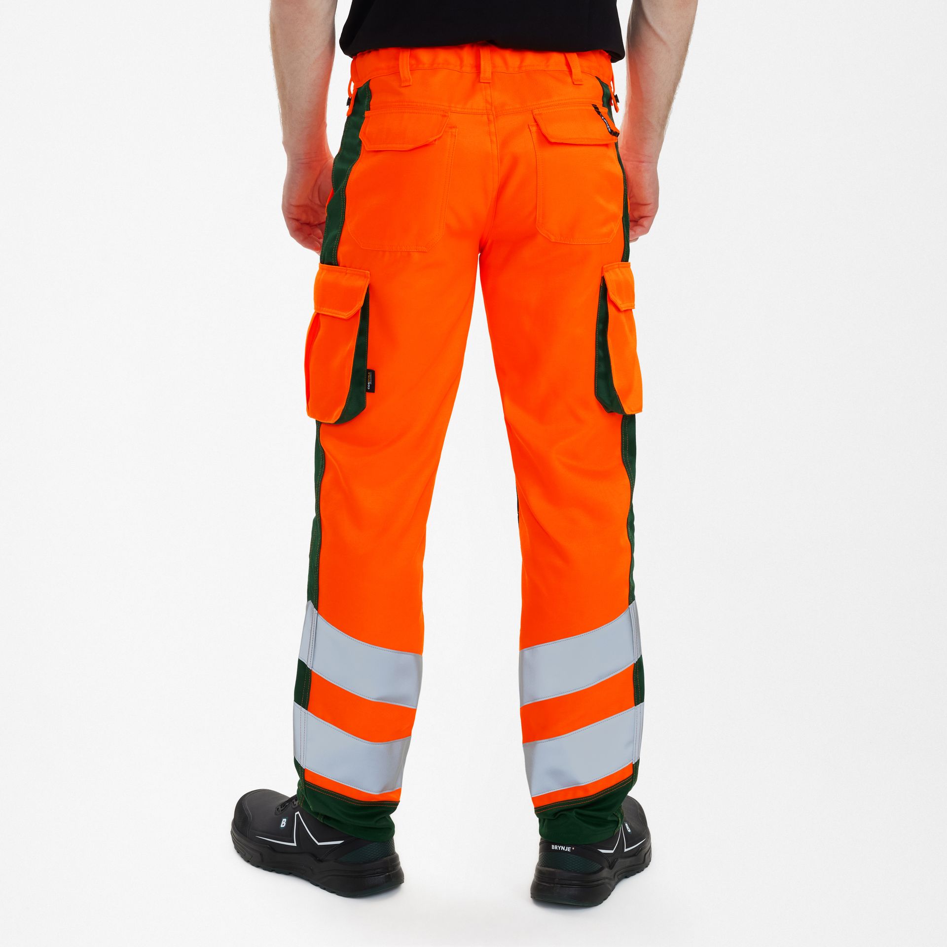 Safety Light Arbeitshose Orange/Grün, Gr. 28