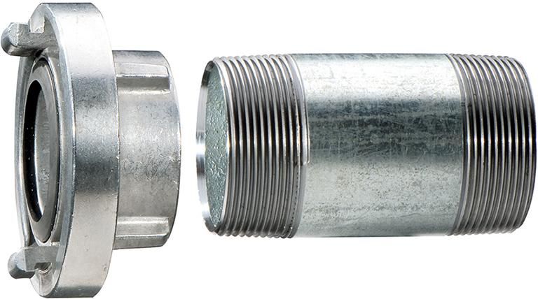 Storzkupplung 1 1/2" m.Verlängerungsrohr 100mm