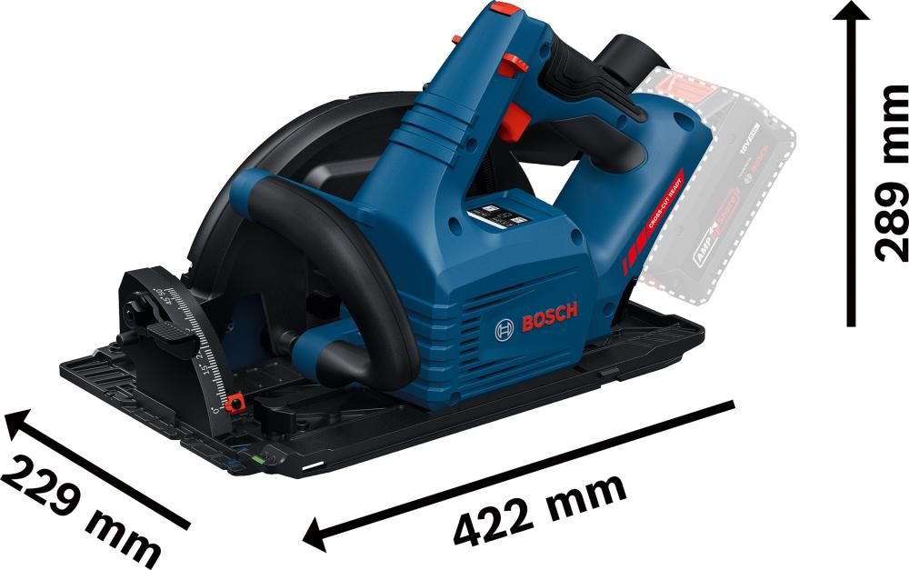 Akku-EXPERT-HandkreissägeEXKS18V-68GX ohne Akku ohne Ladegerät L-Boxx