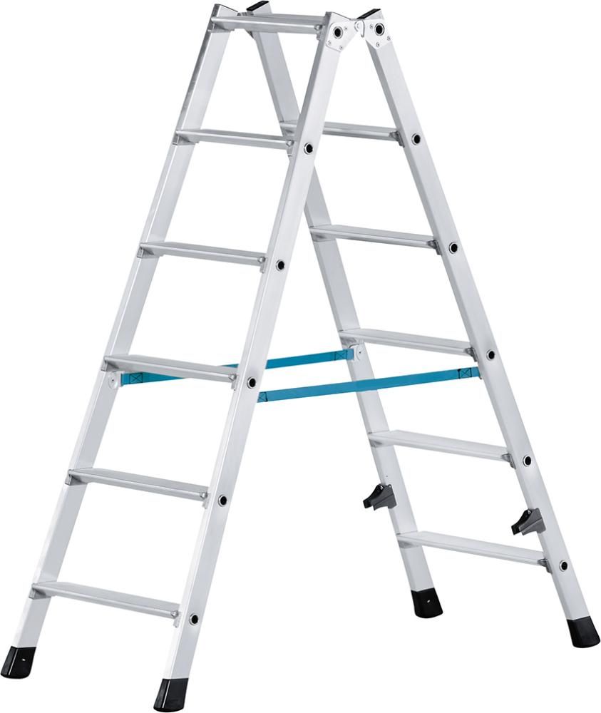 Stehleiter Nova B 2x7 Stufen Leiterlänge 1,61 m Arbeitshöhe 3,00 m ZARGES