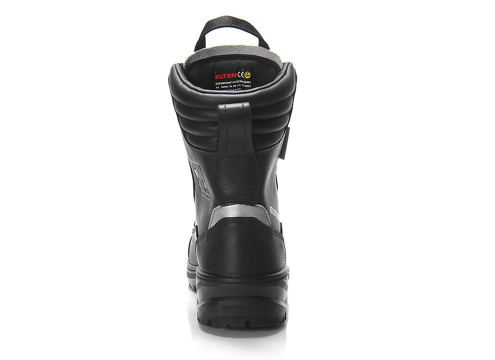 ELTEN Feuerwehrstiefel FRASER Pro BOA® HI3 Typ F1PA Stiefel (High) ESD, Schwarz, Gr. 45