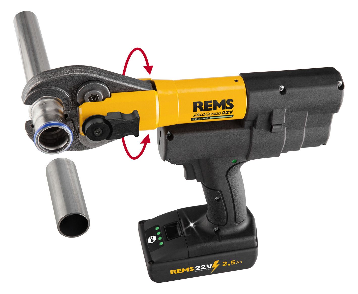 REMS Hybrid-Radialpresse im Koffer