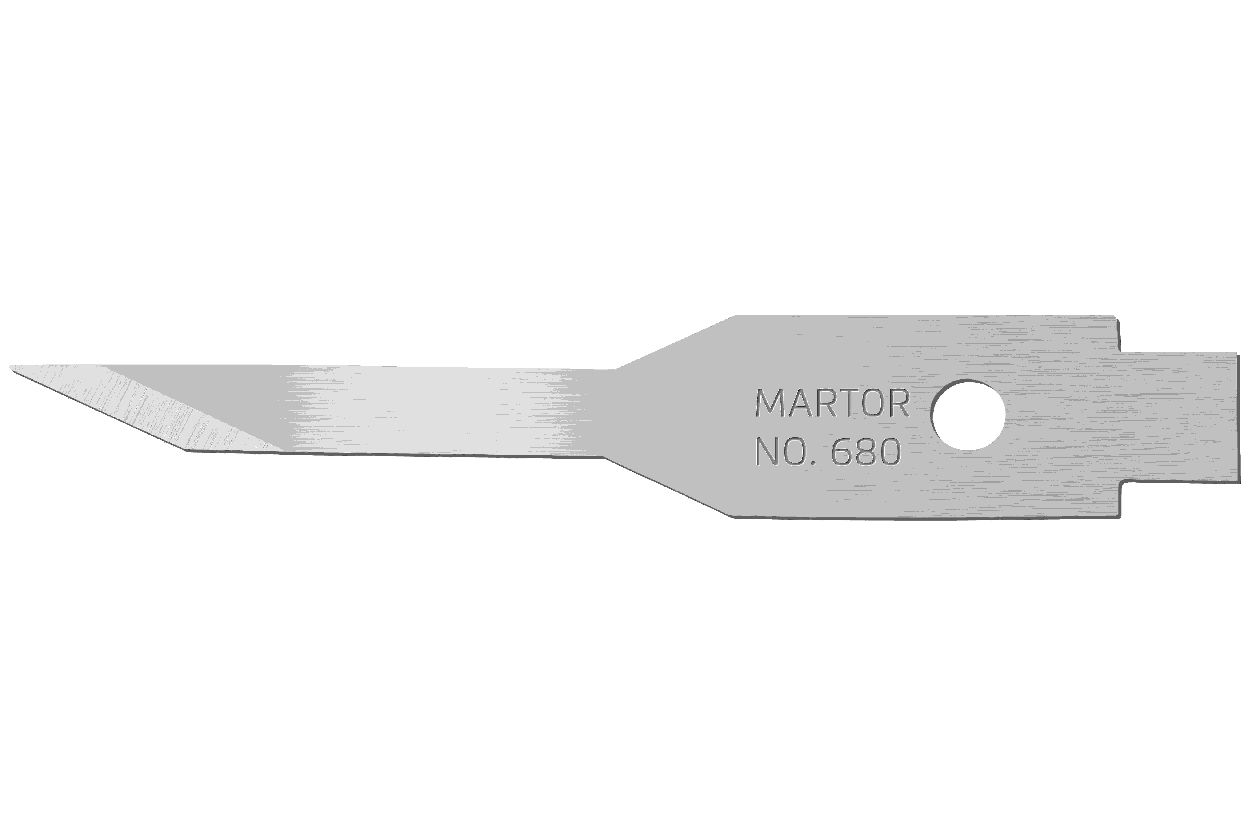 MARTOR Ersatzklinge GRAFIKKLINGE 680 Spezialschliff | 10 Stück