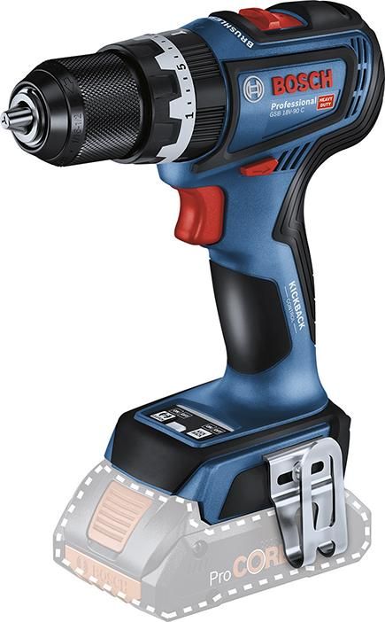 Akku-Schlagbohrschr. soloGSB 18V-90 C Bosch ohne Akku ohne Ladegerät L-Boxx