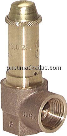 TÜV-Ecksicherheitsventil G 1/2" (IG), 1,0 bar