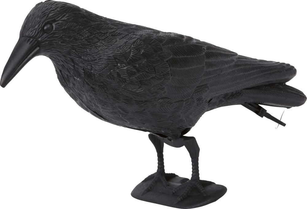 Tierfigur Rabe Kunststoff, schwarz 37x15cm Floraworld