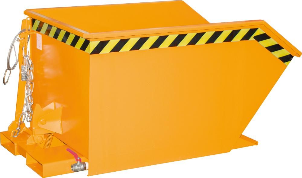 Späne-Kippbehälter 300 l GU-E300,lack.,RAL2000