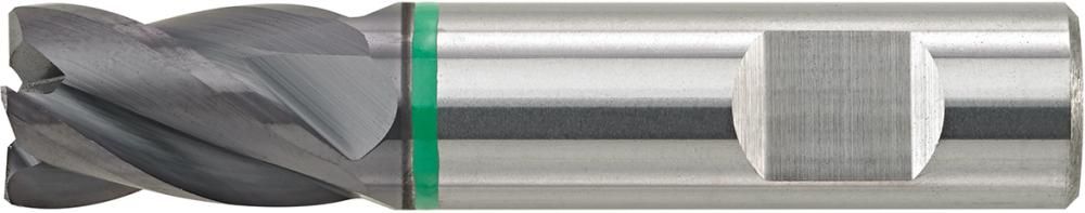Schaftfräser VHM 10mm TiAlN Typ UNI Z4 HB 35-38 Grad FORMAT