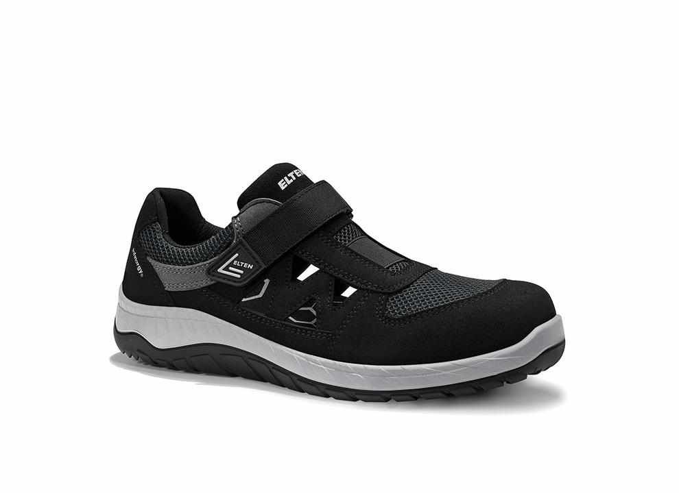 Sicherheitssandale LONNY Compo black-grey Easy ESD S1PS, Gr. 43