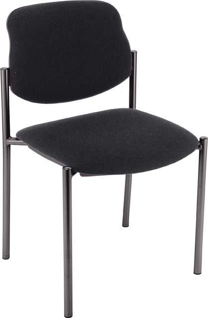 Besucherstuhl STYL 4L schwarz / schwarz schwarz / schwarz