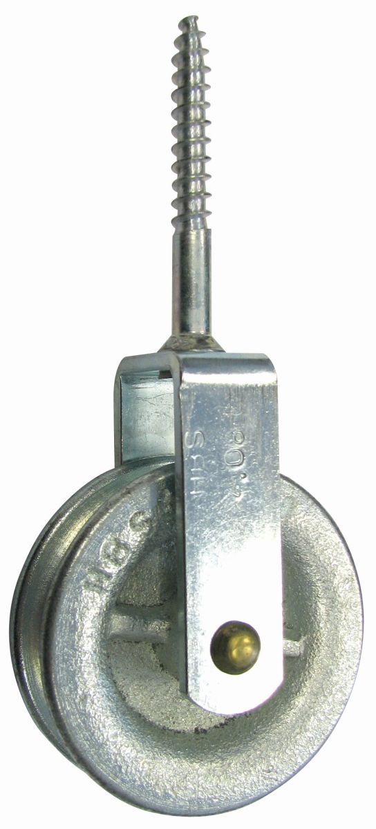 Waschseilrollen Eisen verzinkt 45 mm