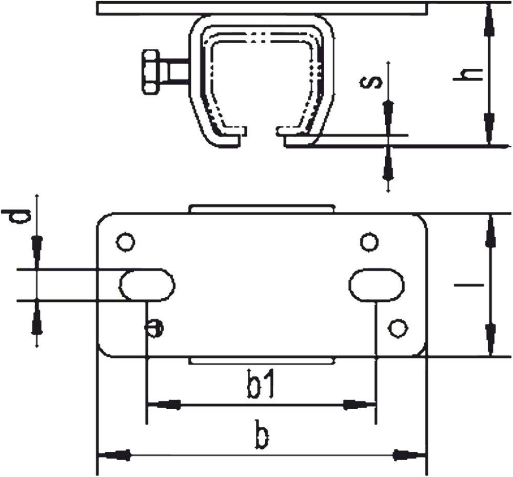 HELM 502 Deckenmuffe galvanisch verzinkt