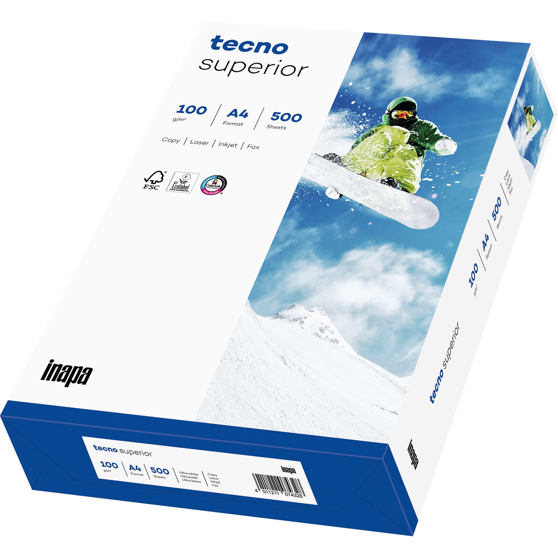 Kopierpapier Superior A4 100g 500 Bl./Pack.