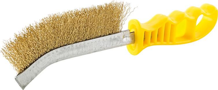 Handstielbürste UniversalMessing gewellt 260mm FORMAT