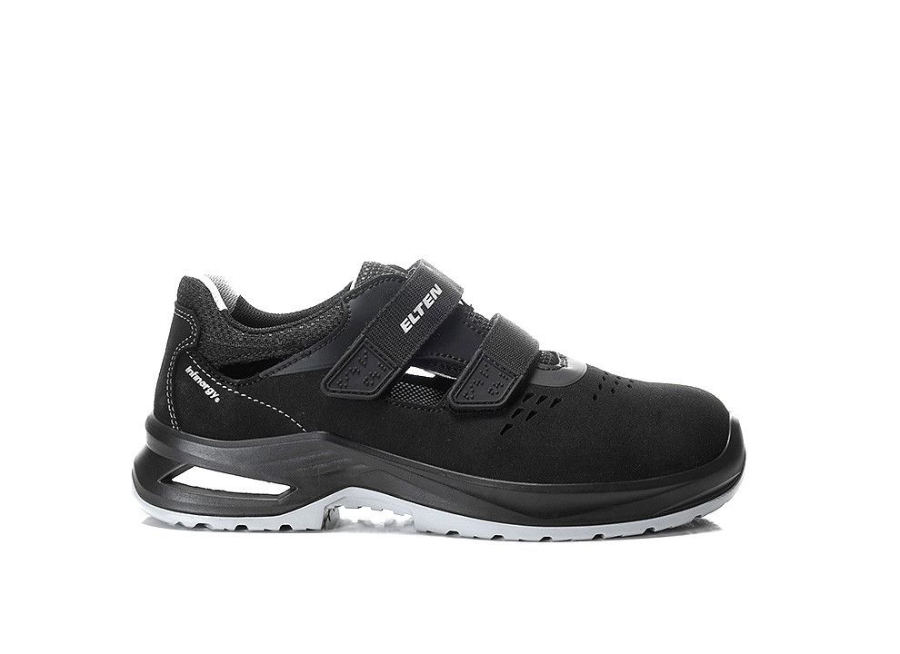 Sicherheitssandale RAY XXFIT black-grey Easy ESD S1 Typ 1, Gr. 36