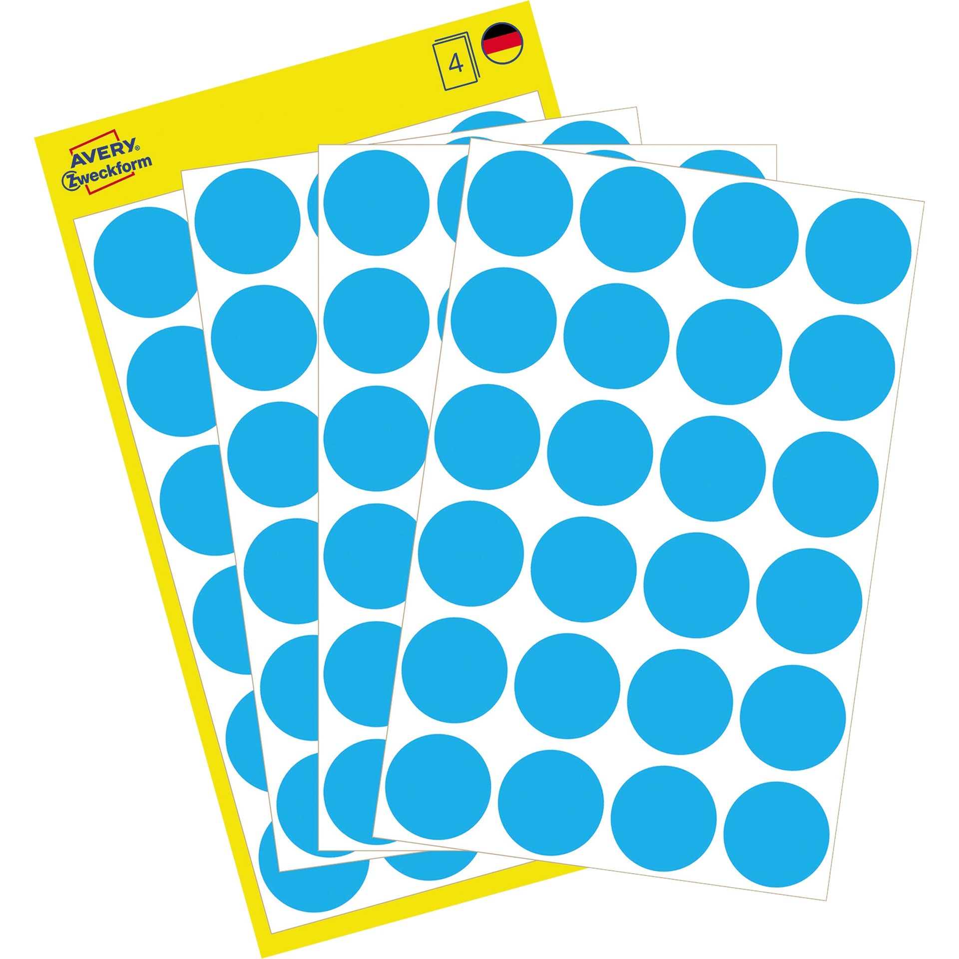 Markierungspunkt 18mm blau 96 St./Pack.