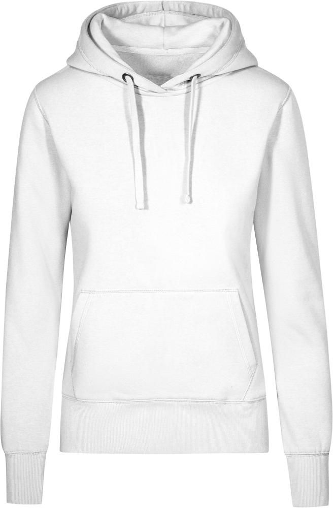 Women Sweater Hoody X O white, Gr.XS
