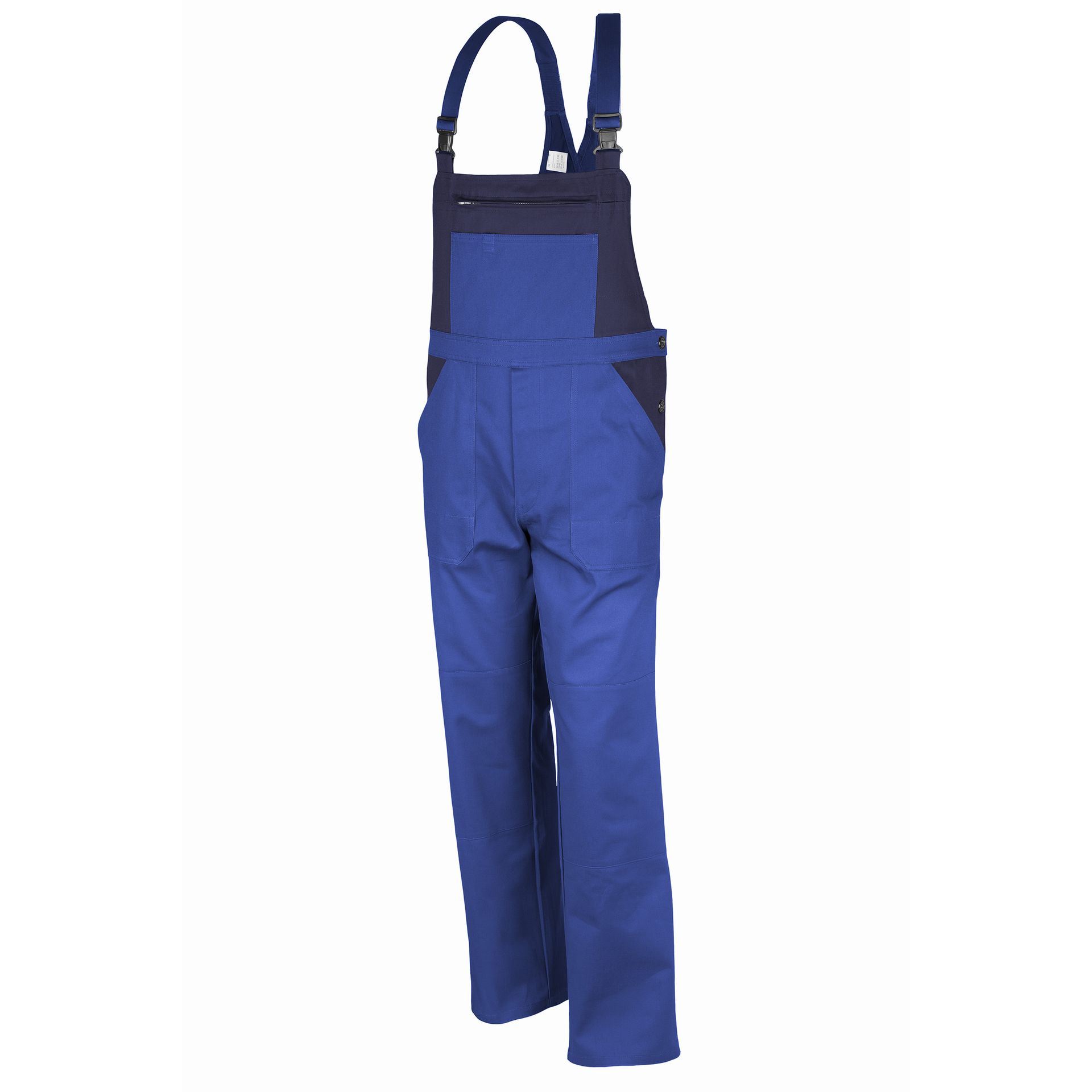 Qualitex Qualitex Latzhose basic 2-farbig basic 2-farbig, kornblau/marine Gr.102