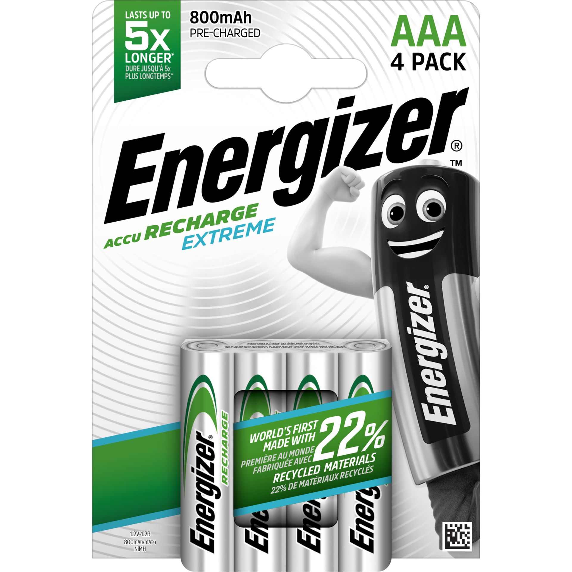 Akku Recharge Extreme AAA/HR3 4 St./Pack.