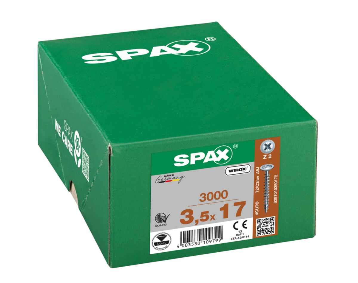 Rückwandschrauben Spax 3,5X17 VE3000