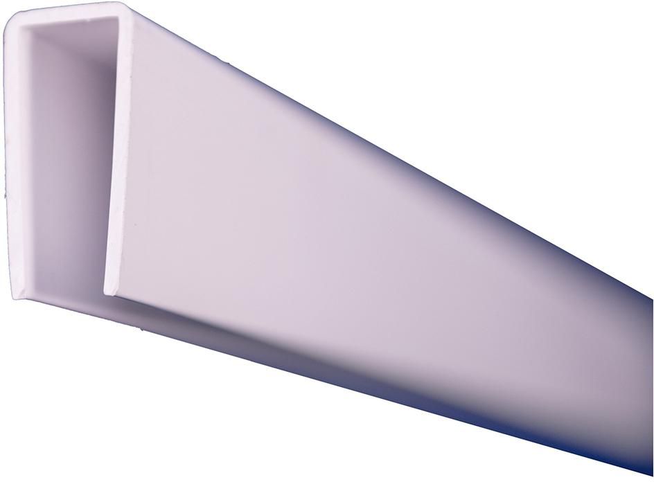 LIGHTLINE SteckzaunsystemU-Abschlußprofil /Rahmenprofil 25 x 50mm, Länge 200cm
