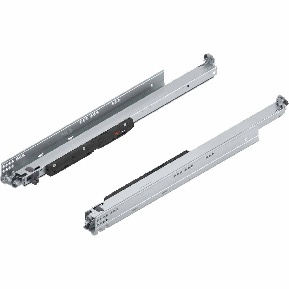 MOVENTO BLUMOTION int./für TOB geeignet/für SERVO-DRIVE geeignet, Vollauszug, Führung, 70 kg, NL=600 mm, für Kupplung, links/rechts, verzinkt