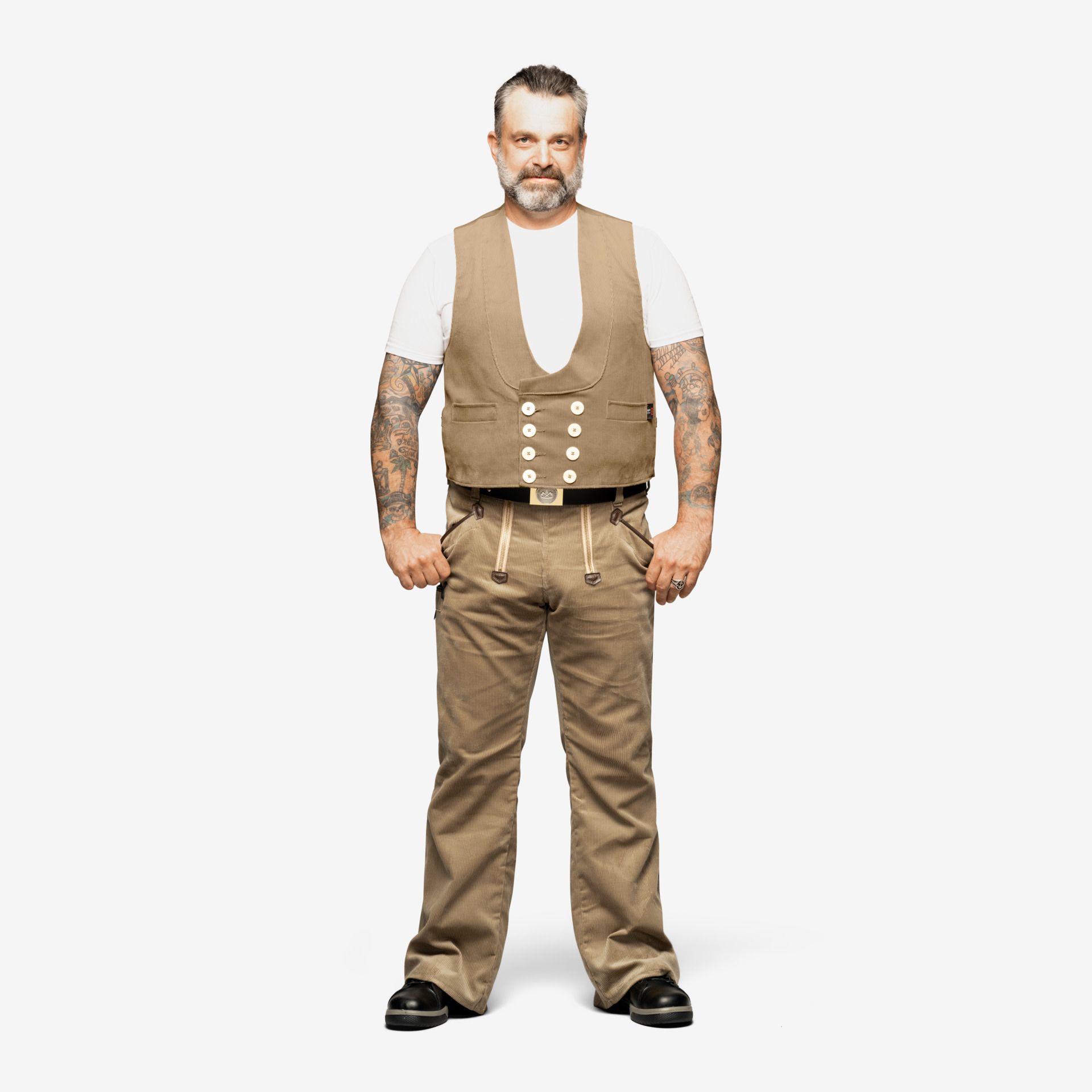 FHB Zunfthose FALK beige - Gr. 48