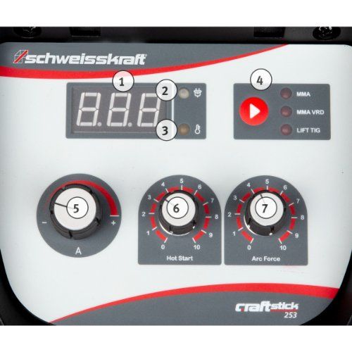 Elektrodeninverter Schweisskraft CRAFT-STICK 253