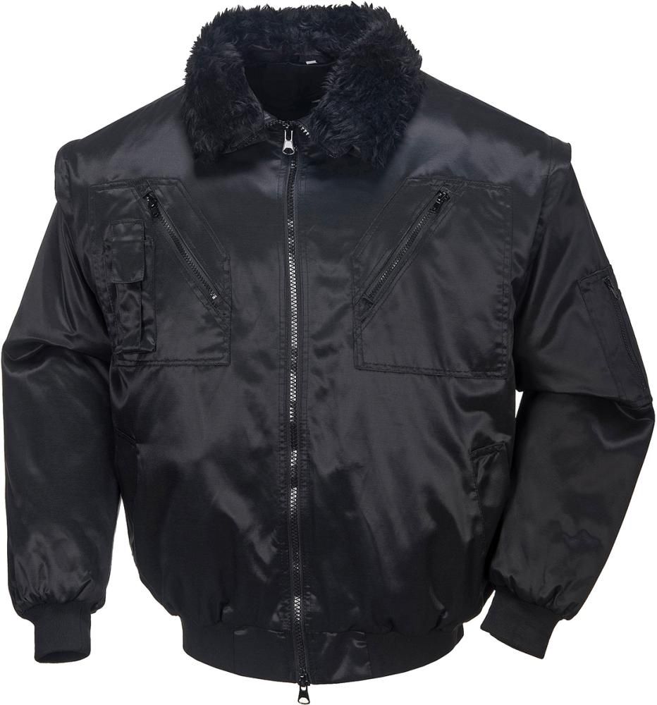 Pilotenjacke Achim schw., Gr. 2XL