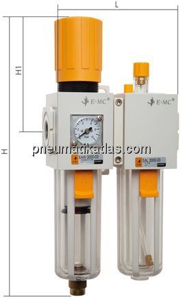 Eco-Line Wartungseinheit, G 1/4", Ablass manuell