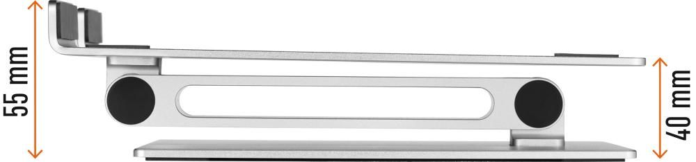 Laptop Ständer RISE für Laptop und Tablett 10" bis 17" bis 5 kg
